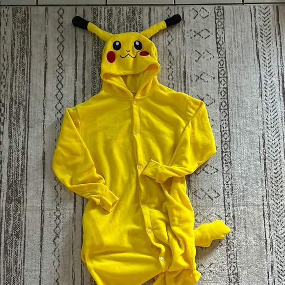 Yellow Pikachu Onesie for Men - Picture 1 of 5